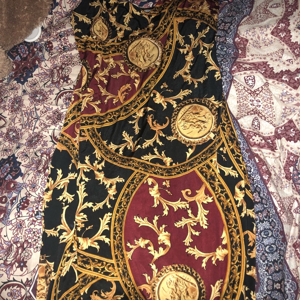 Chain Print Dress